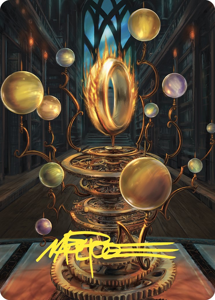 Sol Ring Art Card (Gold-Stamped Signature) [Commander Masters Art Series] | Good Games Cannington