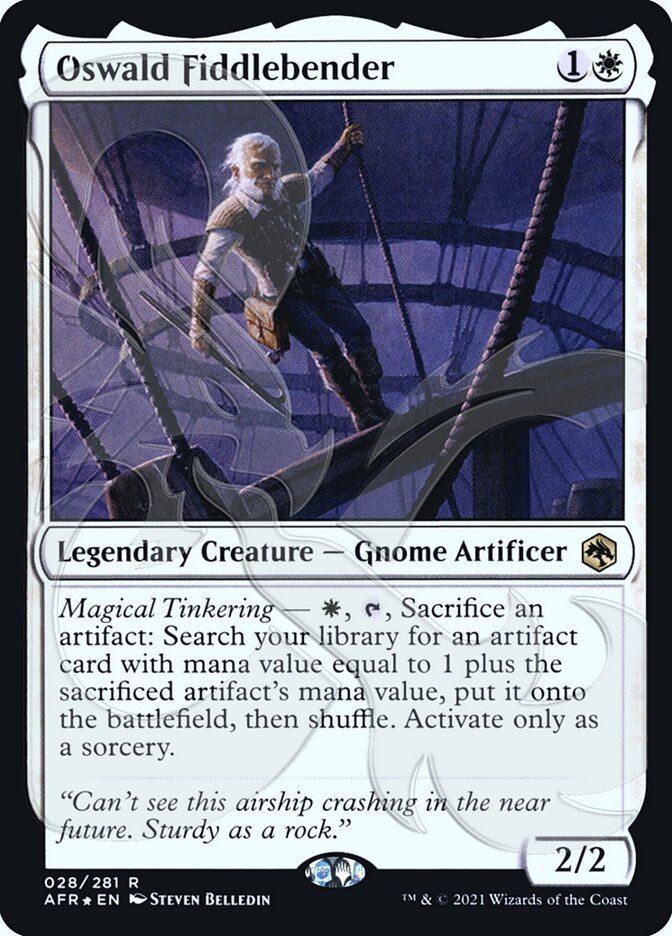 Oswald Fiddlebender (Ampersand Promo) [Dungeons & Dragons: Adventures in the Forgotten Realms Promos] | Good Games Cannington