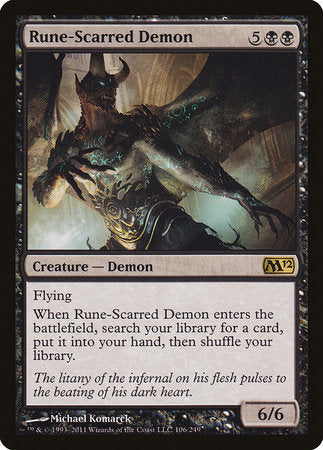 Rune-Scarred Demon [Magic 2012] | Good Games Cannington