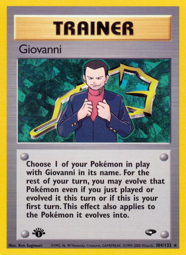 Giovanni (104/132) [Gym Challenge 1st Edition] | Good Games Cannington