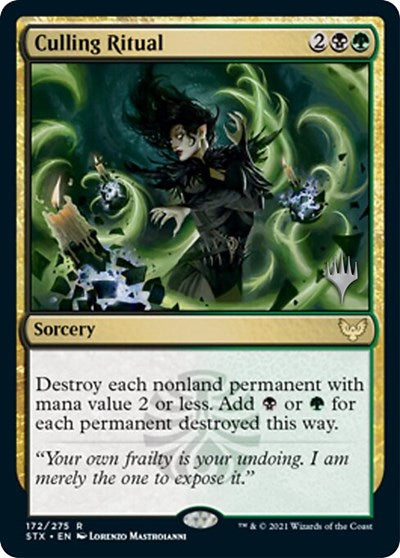 Culling Ritual (Promo Pack) [Strixhaven: School of Mages Promos] | Good Games Cannington