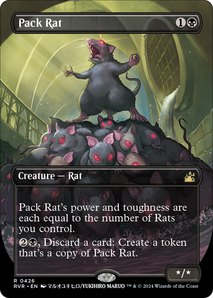 Pack Rat (Anime Borderless) [Ravnica Remastered] | Good Games Cannington
