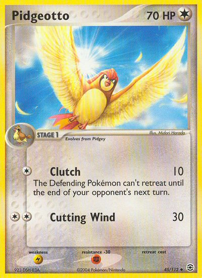 Pidgeotto (45/112) [EX: FireRed & LeafGreen] | Good Games Cannington