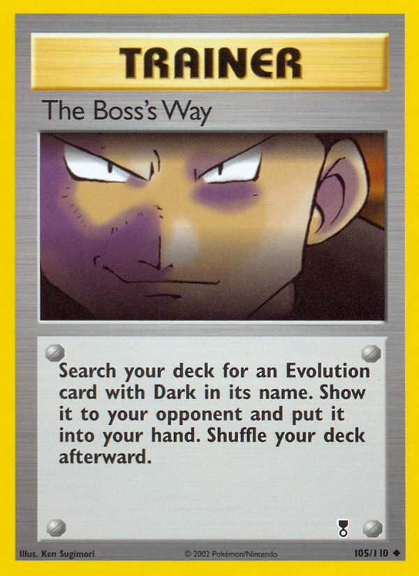 The Boss's Way (105/110) [Legendary Collection] | Good Games Cannington