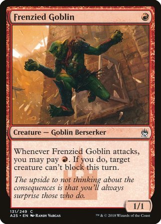 Frenzied Goblin [Masters 25] | Good Games Cannington
