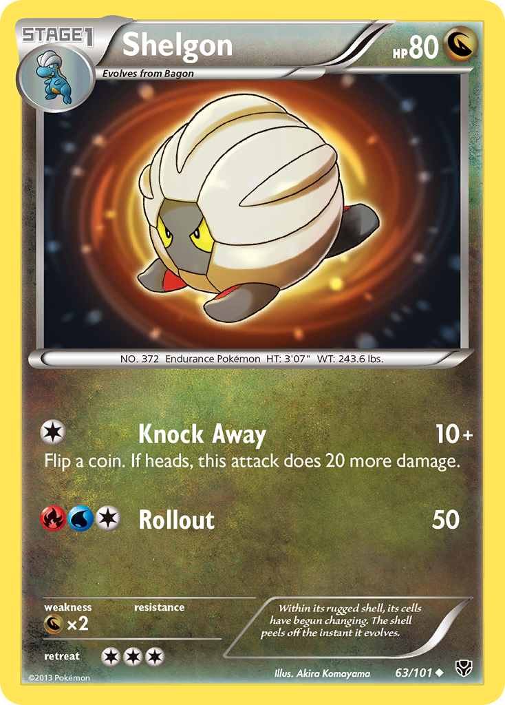 Shelgon (63/101) [Black & White: Plasma Blast] | Good Games Cannington
