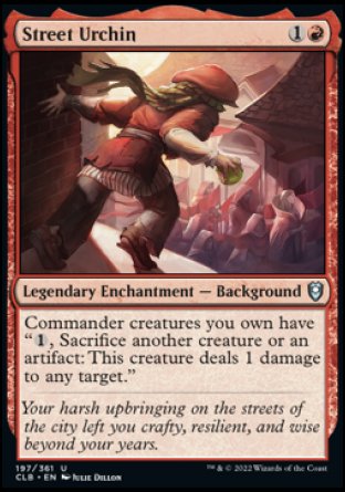 Street Urchin [Commander Legends: Battle for Baldur's Gate] | Good Games Cannington
