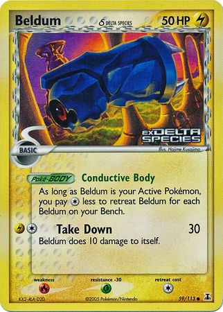 Beldum (59/113) (Delta Species) (Stamped) [EX: Delta Species] | Good Games Cannington