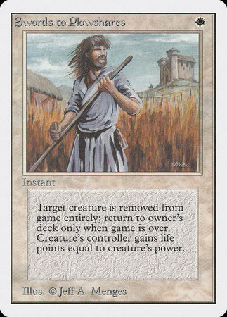Swords to Plowshares [Unlimited Edition] | Good Games Cannington