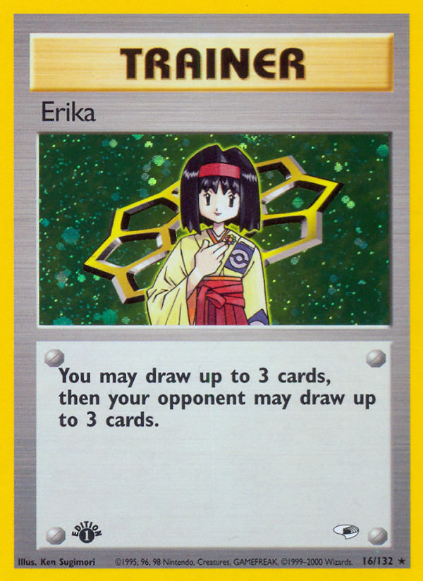 Erika (16/132) [Gym Heroes 1st Edition] | Good Games Cannington