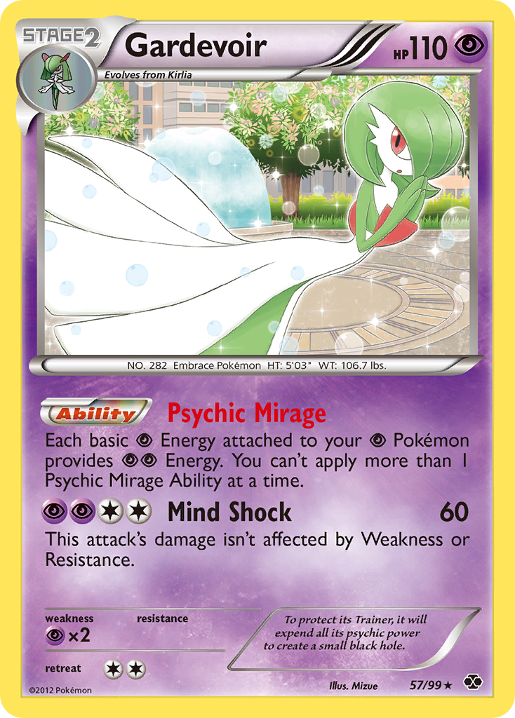 Gardevoir (57/99) [Black & White: Next Destinies] | Good Games Cannington