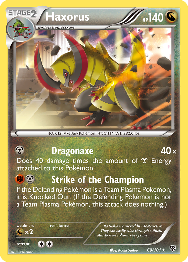 Haxorus (69/101) [Black & White: Plasma Blast] | Good Games Cannington