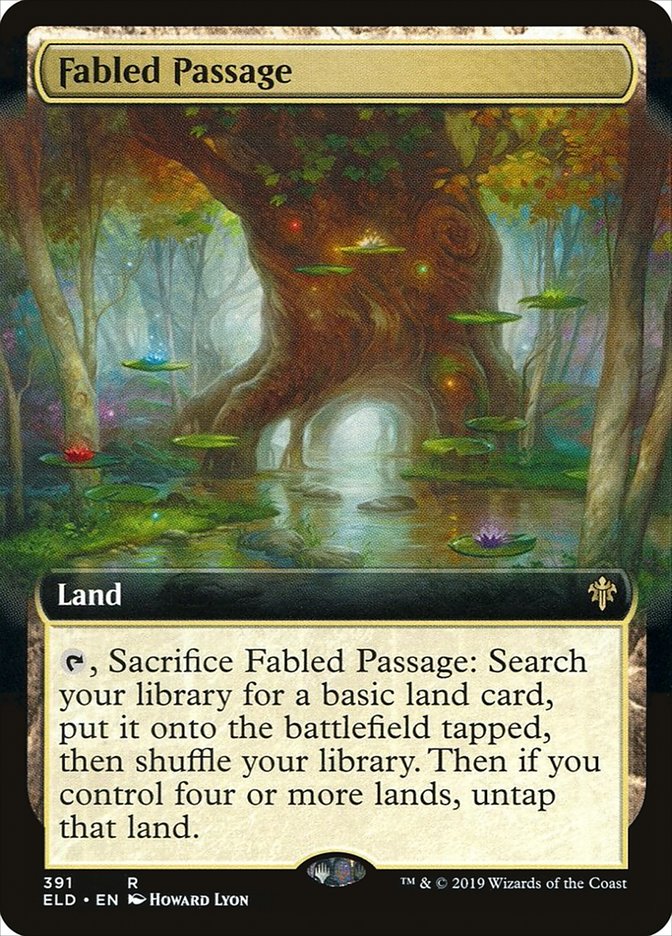 Fabled Passage (Extended Art) [Throne of Eldraine] | Good Games Cannington