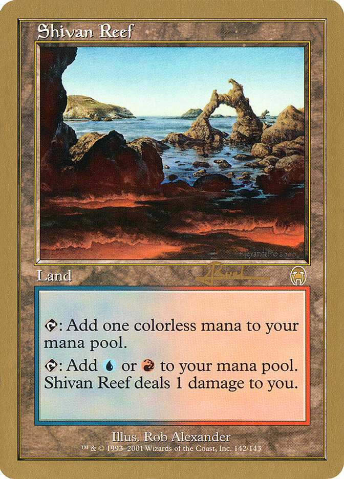 Shivan Reef (Antoine Ruel) [World Championship Decks 2001] | Good Games Cannington
