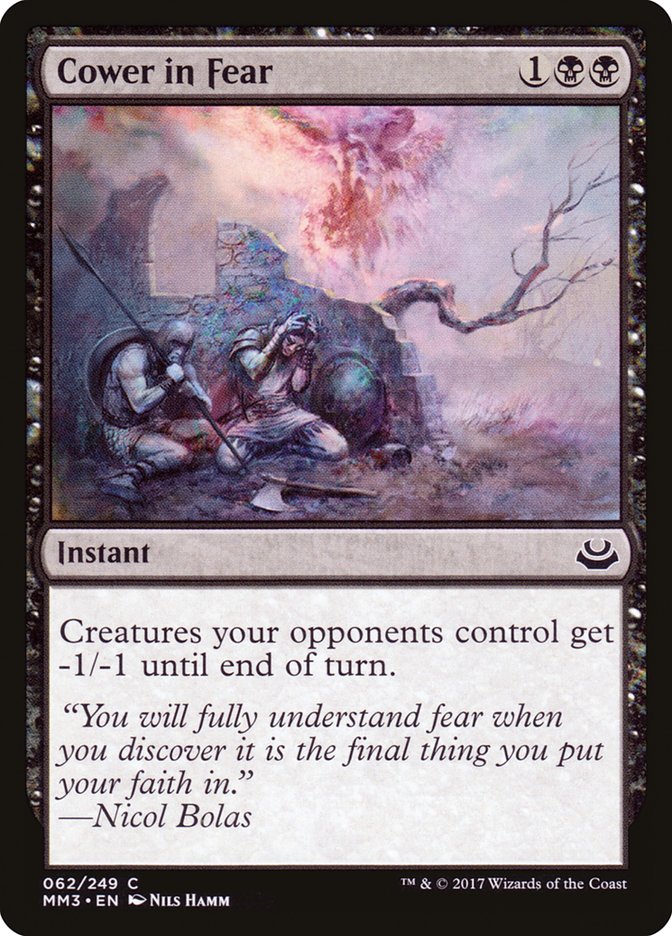 Cower in Fear [Modern Masters 2017] | Good Games Cannington