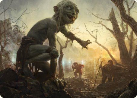 Smeagol, Helpful Guide Art Card [The Lord of the Rings: Tales of Middle-earth Art Series] | Good Games Cannington