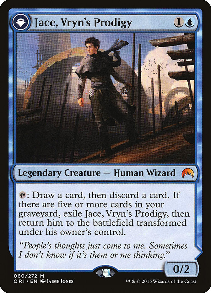 Jace, Vryn's Prodigy // Jace, Telepath Unbound [Magic Origins] | Good Games Cannington