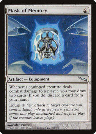 Mask of Memory [Mirrodin] | Good Games Cannington