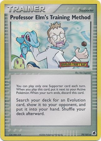 Professor Elm's Training Method (79/101) (Stamped) [EX: Dragon Frontiers] | Good Games Cannington