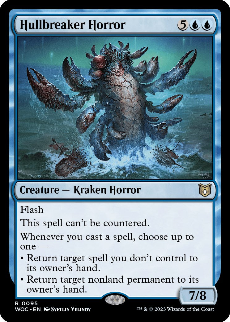 Hullbreaker Horror [Wilds of Eldraine Commander] | Good Games Cannington