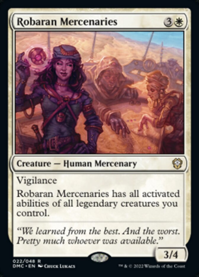Robaran Mercenaries [Dominaria United Commander] | Good Games Cannington