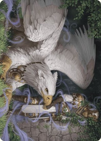 Dutiful Griffin Art Card [Wilds of Eldraine Art Series] | Good Games Cannington