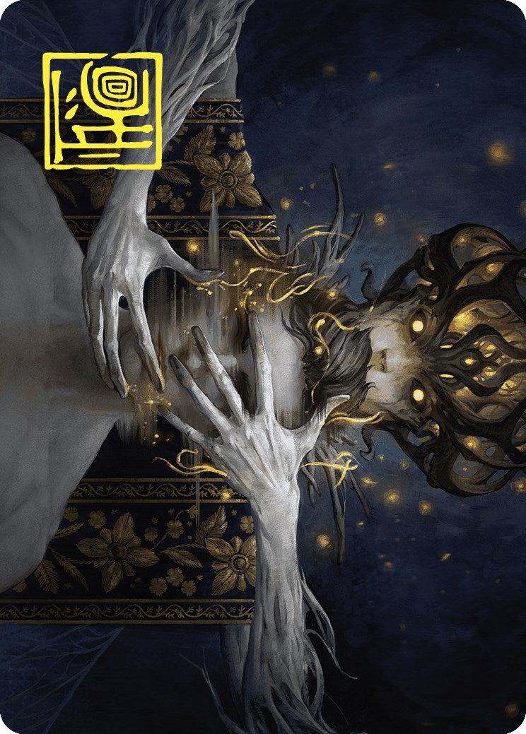 Ego Drain Art Card (Gold-Stamped Signature) [Wilds of Eldraine Art Series] | Good Games Cannington