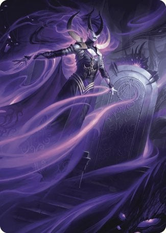 Ashiok, Wicked Manipulator Art Card (10/81) [Wilds of Eldraine Art Series] | Good Games Cannington