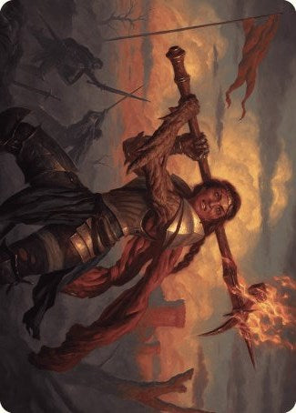Imodane, the Pyrohammer Art Card [Wilds of Eldraine Art Series] | Good Games Cannington