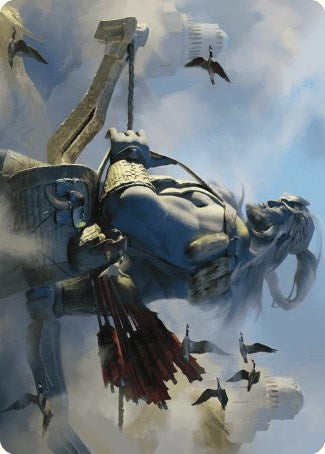 Skybeast Tracker Art Card [Wilds of Eldraine Art Series] | Good Games Cannington