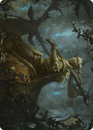 Verdant Outrider Art Card [Wilds of Eldraine Art Series] | Good Games Cannington