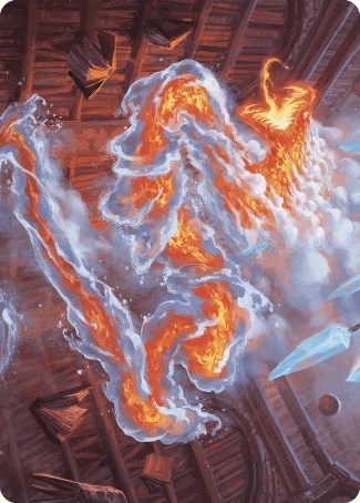 Scalding Viper Art Card [Wilds of Eldraine Art Series] | Good Games Cannington