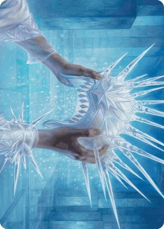 Hylda's Crown of Winter Art Card [Wilds of Eldraine Art Series] | Good Games Cannington