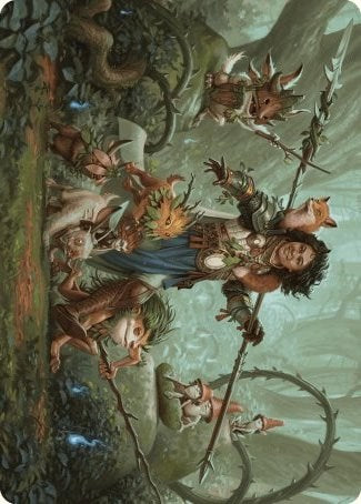 Ellivere of the Wild Court Art Card [Wilds of Eldraine Art Series] | Good Games Cannington