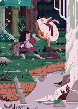 Stab Wound Art Card [Wilds of Eldraine Art Series] | Good Games Cannington