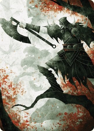 Garruk's Uprising Art Card [Wilds of Eldraine Art Series] | Good Games Cannington