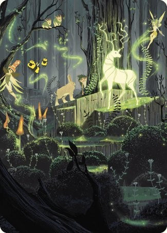 Primal Vigor Art Card [Wilds of Eldraine Art Series] | Good Games Cannington