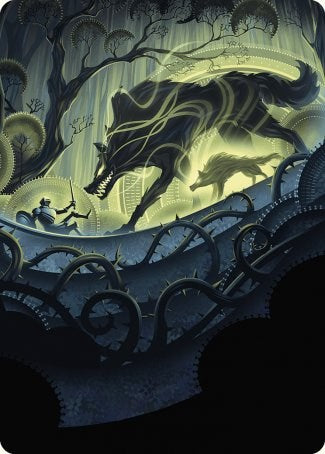 Unnatural Growth Art Card [Wilds of Eldraine Art Series] | Good Games Cannington