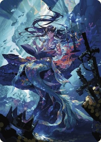 Rhystic Study Art Card [Wilds of Eldraine Art Series] | Good Games Cannington