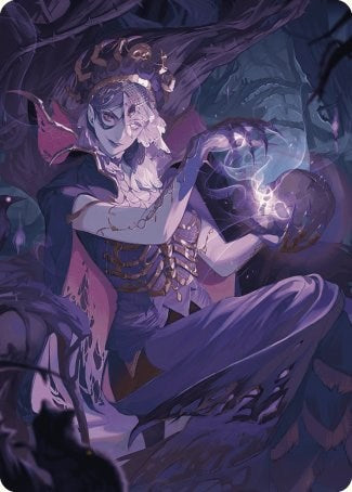 Necropotence Art Card [Wilds of Eldraine Art Series] | Good Games Cannington