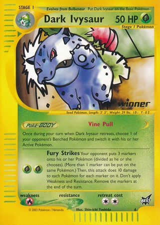 Dark Ivysaur (6) (Winner) [Best of Promos] | Good Games Cannington