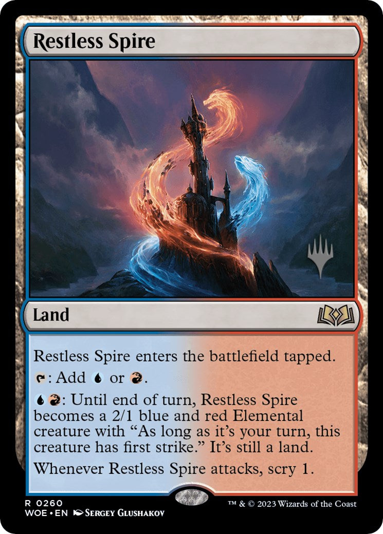Restless Spire (Promo Pack) [Wilds of Eldraine Promos] | Good Games Cannington