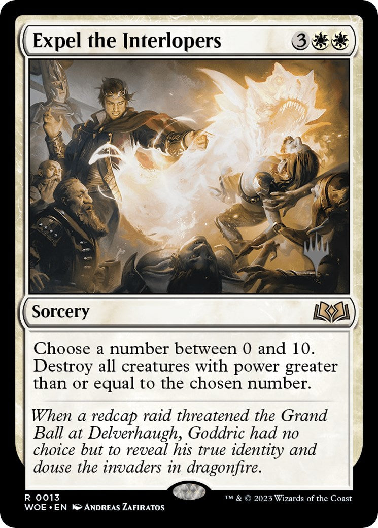 Expel the Interlopers (Promo Pack) [Wilds of Eldraine Promos] | Good Games Cannington