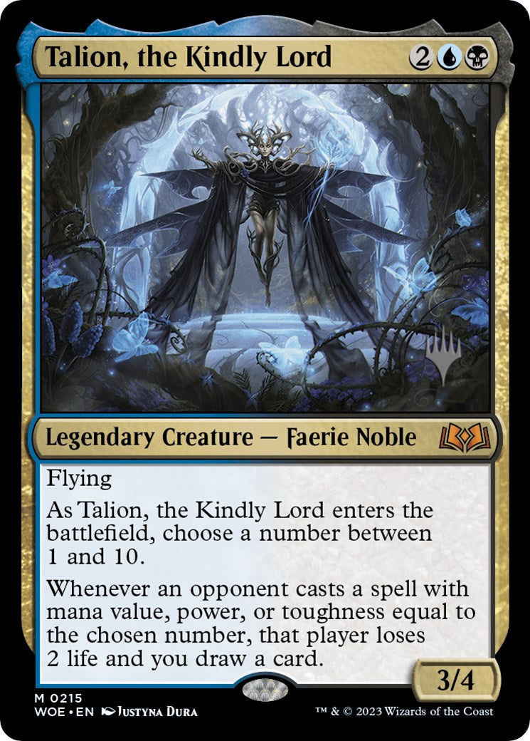 Talion, the Kindly Lord (Promo Pack) [Wilds of Eldraine Promos] | Good Games Cannington