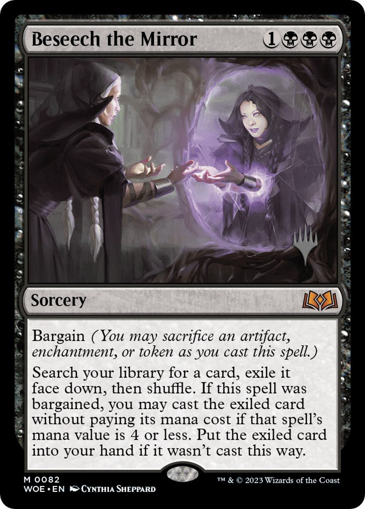 Beseech the Mirror (Promo Pack) [Wilds of Eldraine Promos] | Good Games Cannington