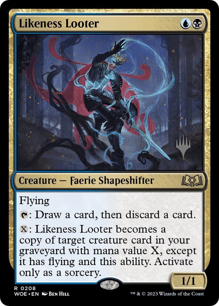 Likeness Looter (Promo Pack) [Wilds of Eldraine Promos] | Good Games Cannington