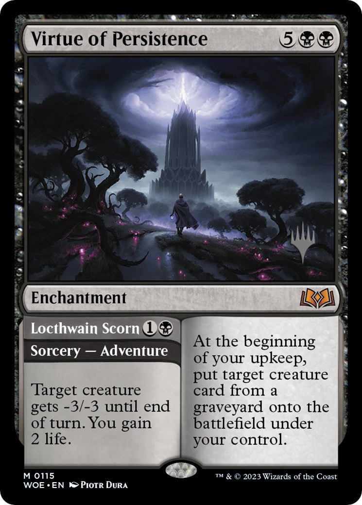 Virtue of Persistence (Promo Pack) [Wilds of Eldraine Promos] | Good Games Cannington