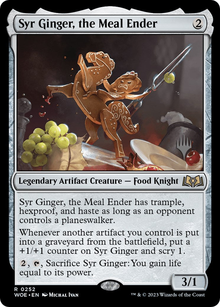 Syr Ginger, the Meal Ender (Promo Pack) [Wilds of Eldraine Promos] | Good Games Cannington