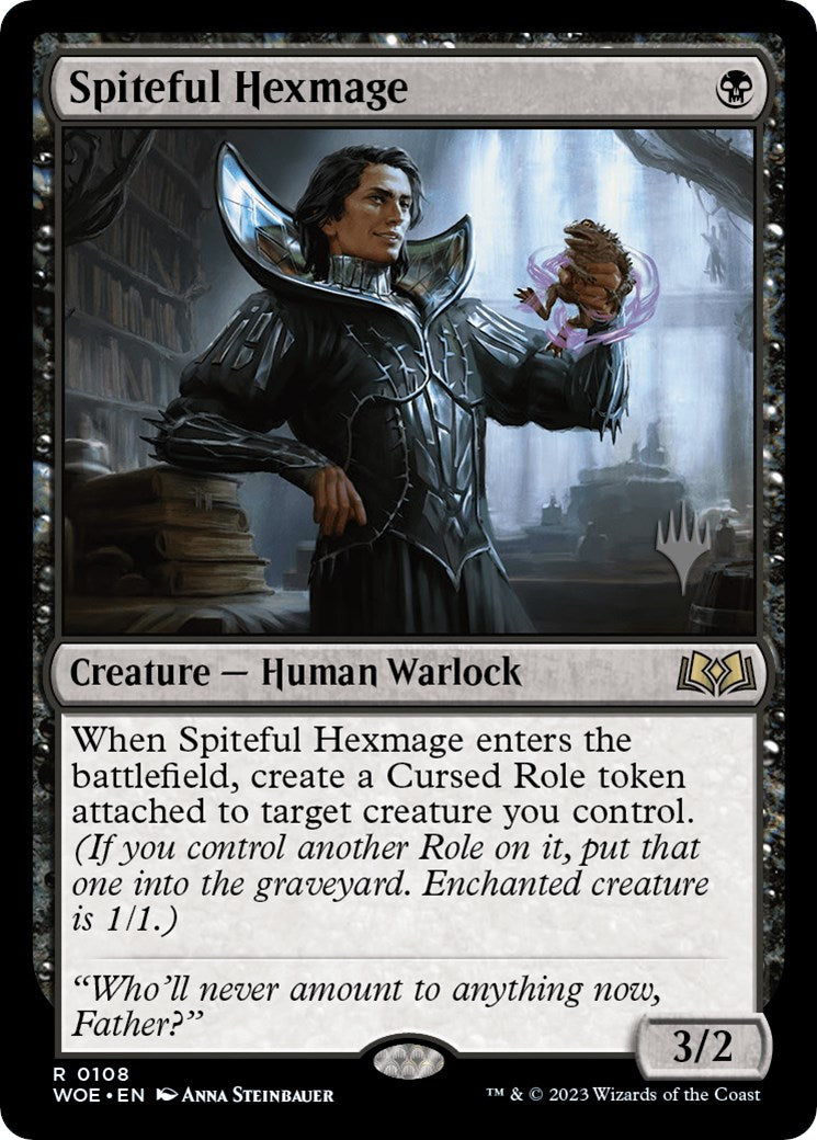 Spiteful Hexmage (Promo Pack) [Wilds of Eldraine Promos] | Good Games Cannington