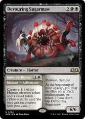 Devouring Sugarmaw // Have for Dinner(Promo Pack) [Wilds of Eldraine Promos] | Good Games Cannington